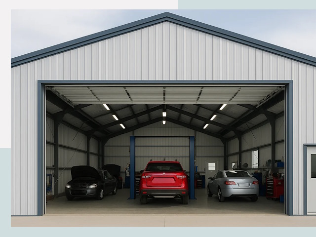 Ангары из сэндвич панелей от 612 руб. в Тюмень