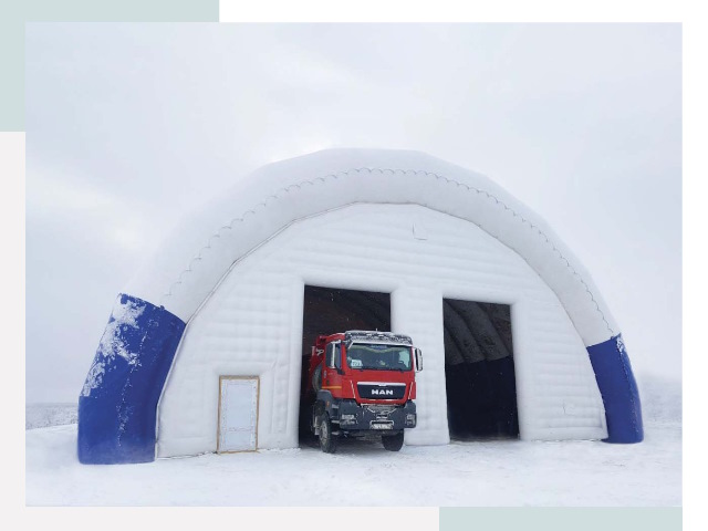 Мобильные ангары в Тюмени