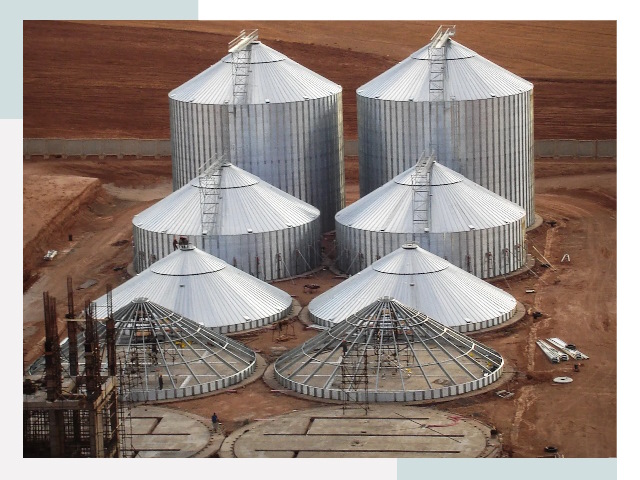 Строительство зерновых силосов в Тюмени