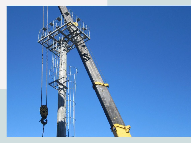 Монтаж осветительных мачт в Тюмень от 612 руб.