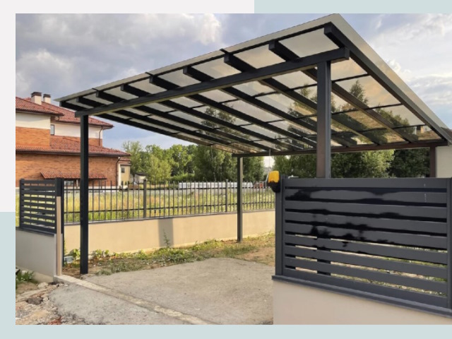 Металлические навесы в Тюмень от 612 руб. за м²