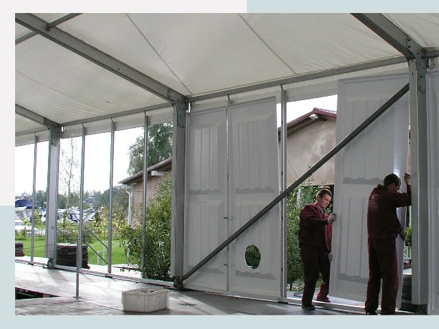 Быстро сборные шатры в Тюмень от 612 руб. за м²