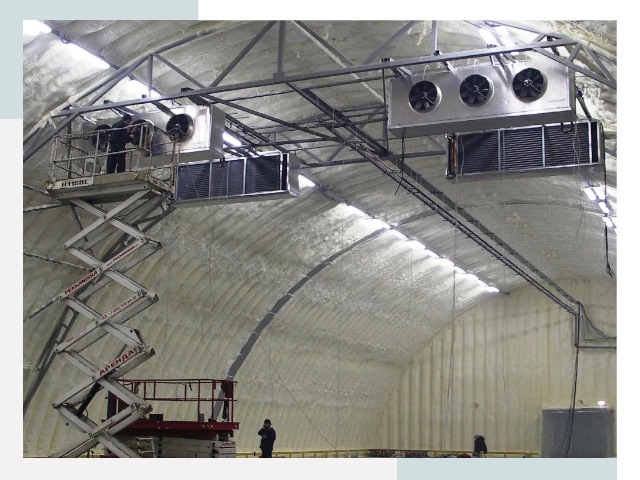 Оснащение ангаров в Тюмени