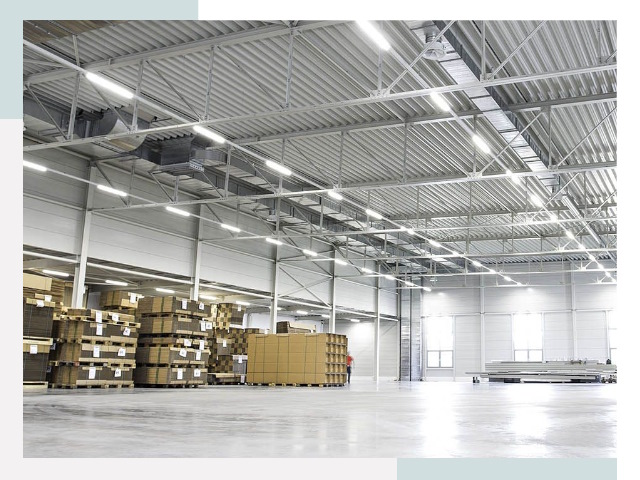 Освещение ангаров в Тюмени