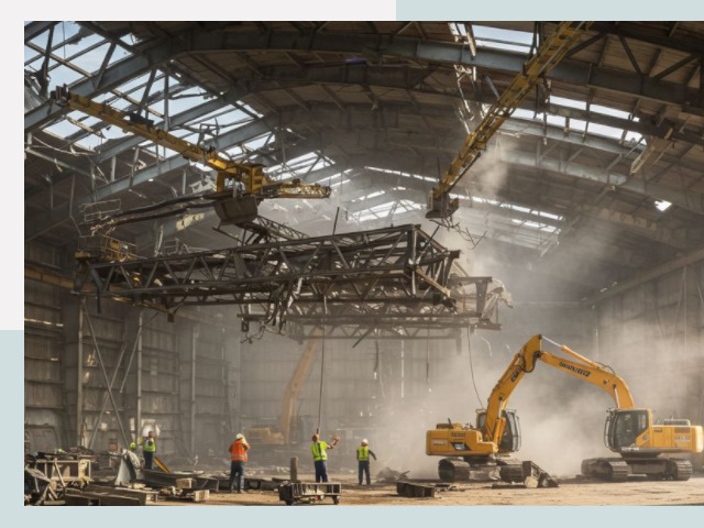 Демонтаж ангаров в Тюмени от 612 руб. за м²