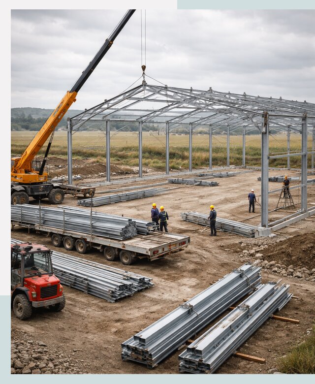 Строительство ангаров для сельхозтехники в Тюмени под ключ