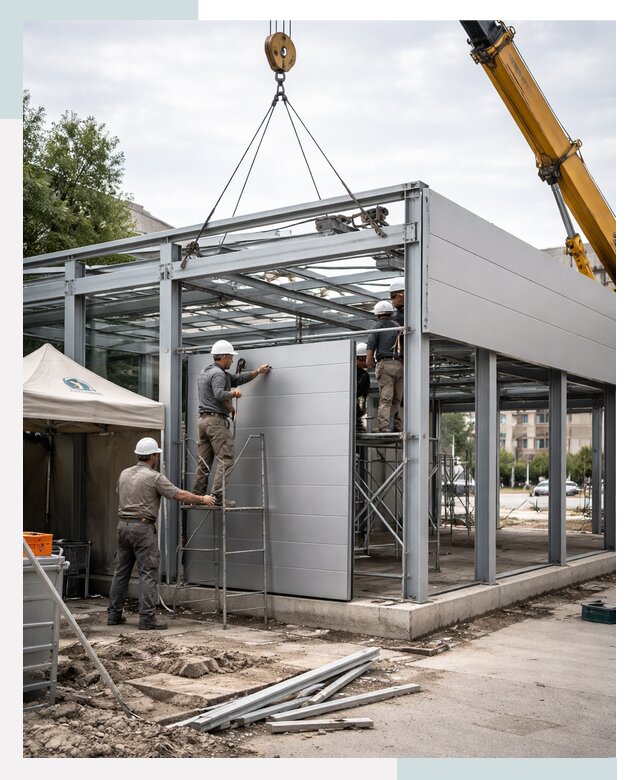 СтальСтрой-Тюм: торговый павильон под ключ в Тюмени от 35725 р.